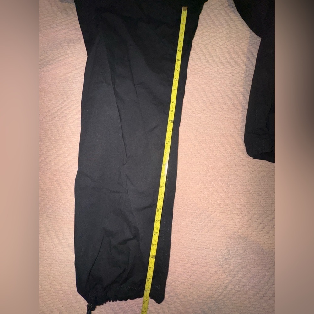 Celebrity Pink Juniors Zip Front Jumpsuit with front Tie, Size L Black - Picture 5 of 14